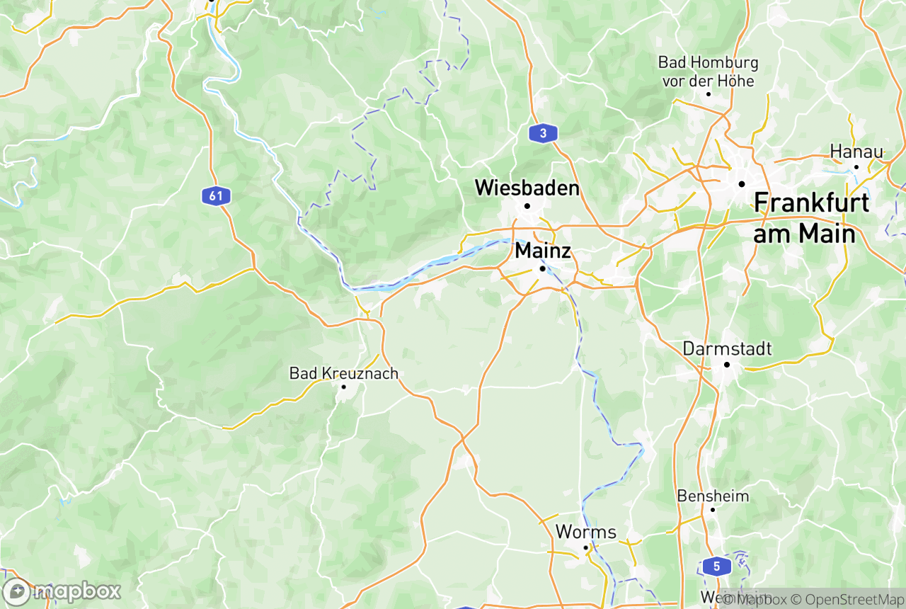 Karte von der Region und Umgebung mit den betreuten Orten